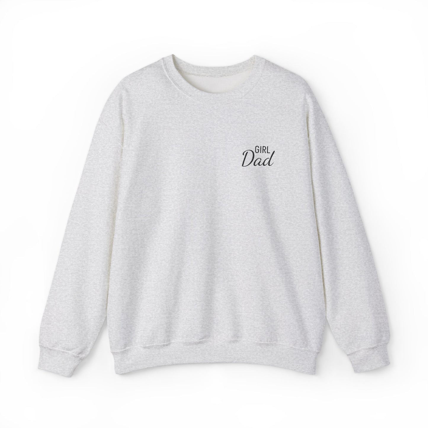 Girl Dad Embroidered Crewneck Sweatshirt