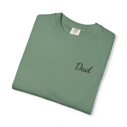 Dad Script Embroidered Comfort Color T-Shirt