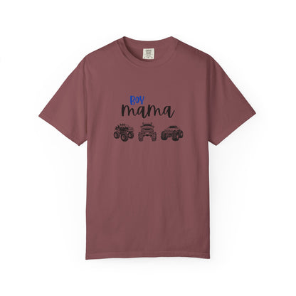 Boy Mama T-Shirt — Mom of Boys Graphic Tee with Trucks