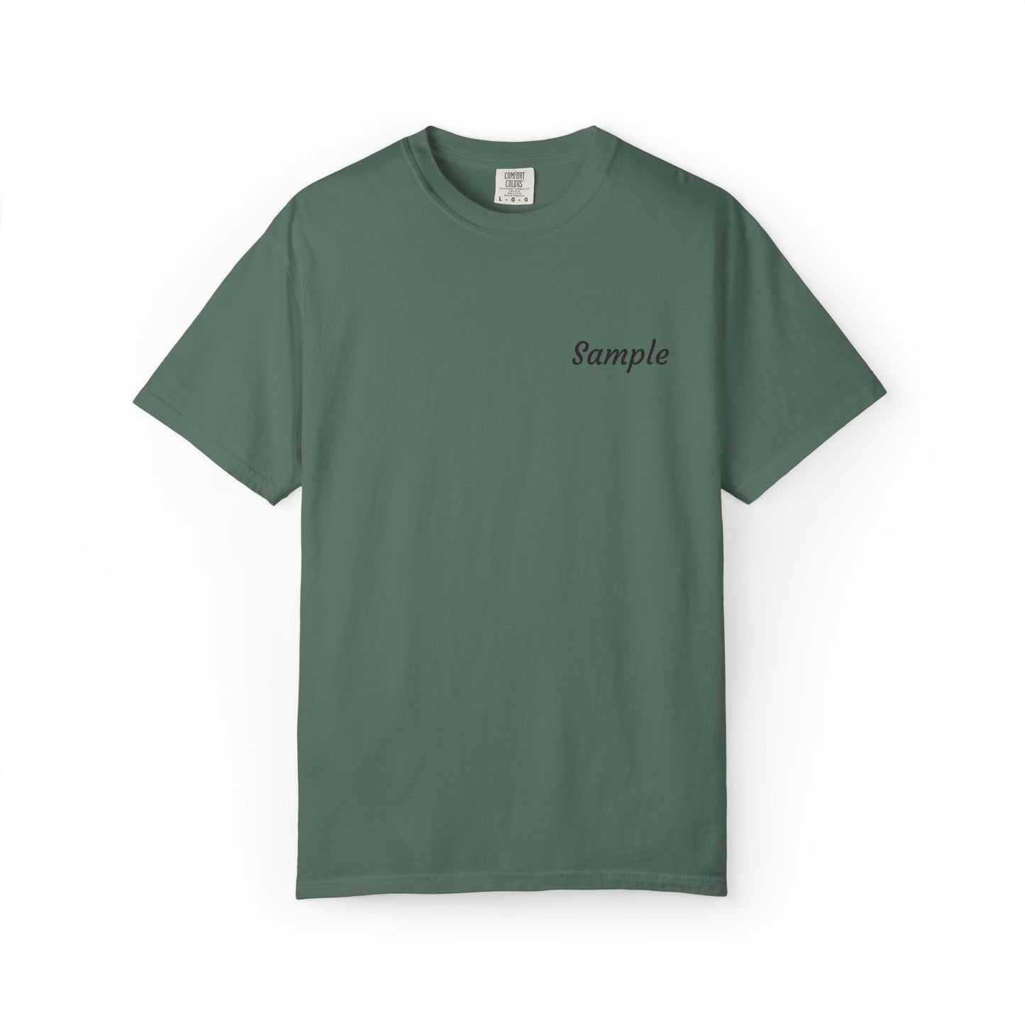 Custom Grandparent Embroidered Name - Comfort Color T-Shirt