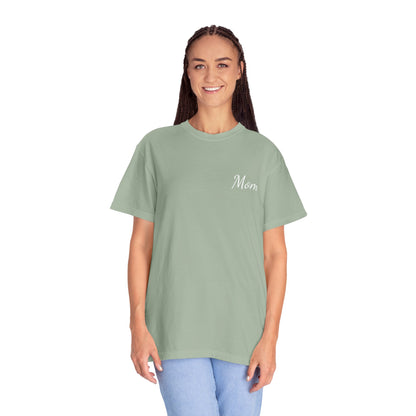 Mom Script Printed T-Shirt | Comfort Colors