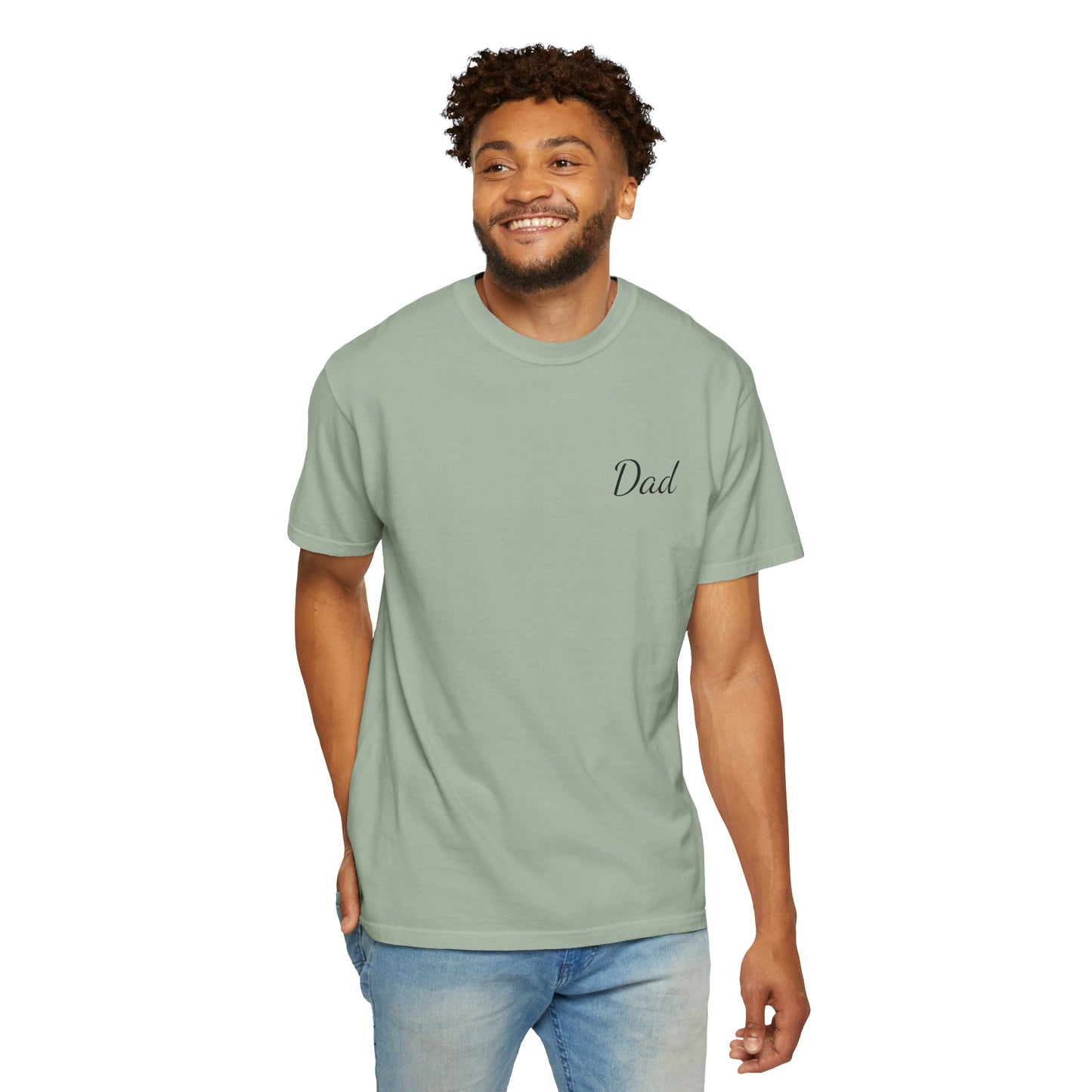 Dad Script Printed T-Shirt | Comfort Colors