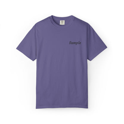 Custom Grandparent Embroidered Name - Comfort Color T-Shirt