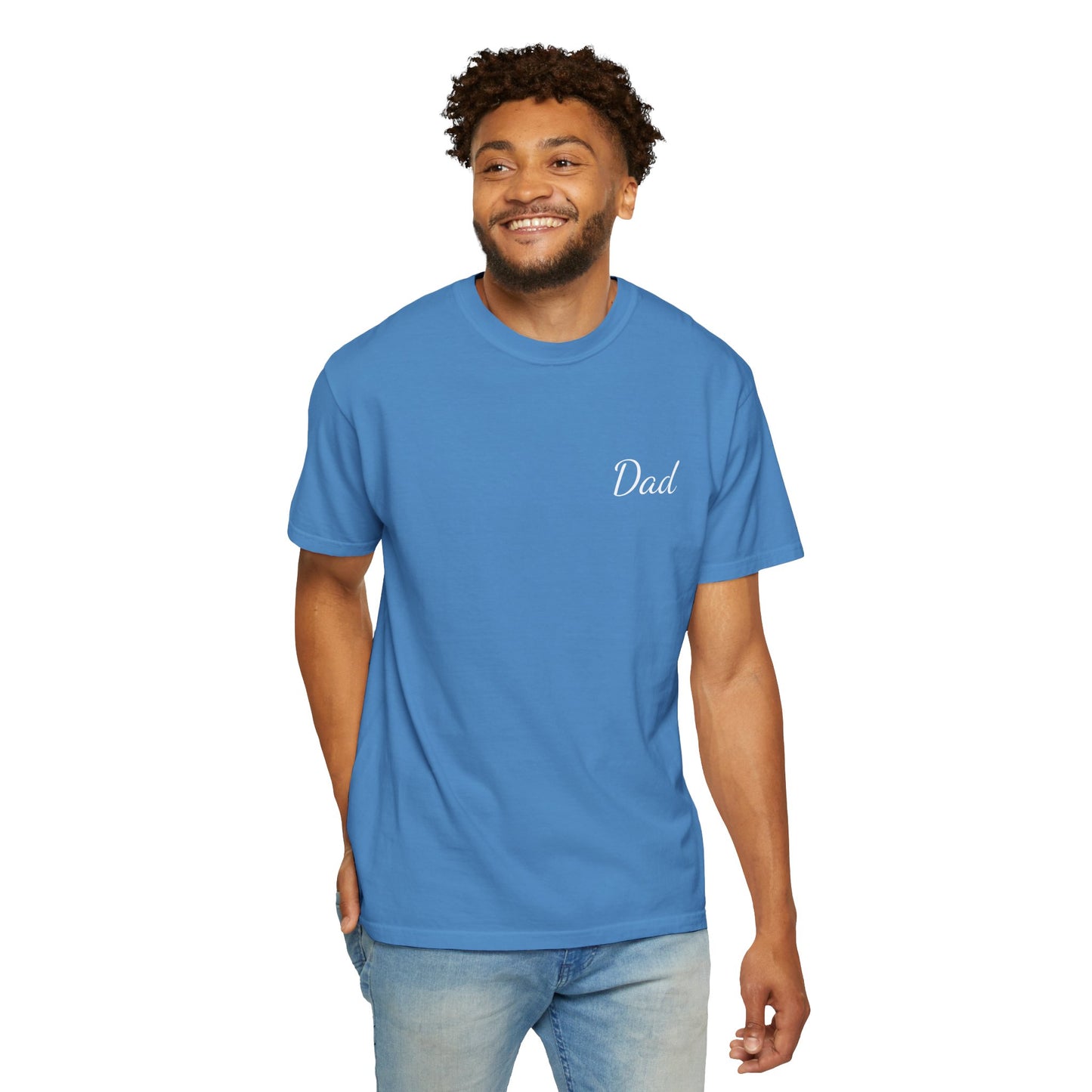 Dad Script Printed T-Shirt | Comfort Colors