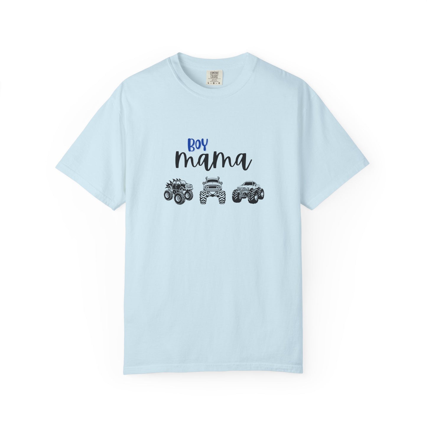 Boy Mama T-Shirt — Mom of Boys Graphic Tee with Trucks
