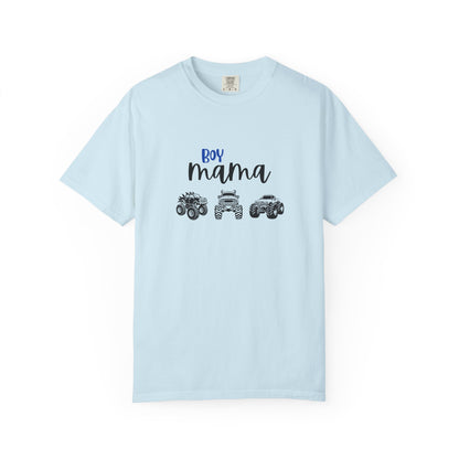 Boy Mama T-Shirt — Mom of Boys Graphic Tee with Trucks