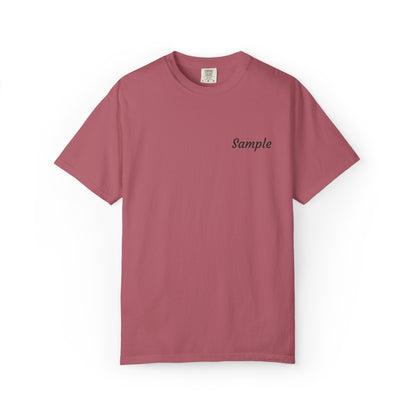 Custom Grandparent Embroidered Name - Comfort Color T-Shirt
