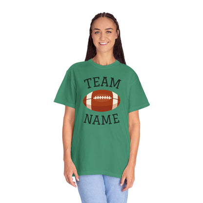 CUSTOM Football Team T-Shirt for Parents & Kids - Personalize with Name, Team Name & Number
