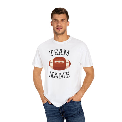CUSTOM Football Team T-Shirt for Parents & Kids - Personalize with Name, Team Name & Number