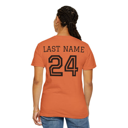 CUSTOM Football Team T-Shirt for Parents & Kids - Personalize with Name, Team Name & Number