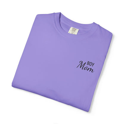 Boy Mom Embroidered Comfort Color T-Shirt