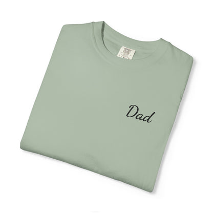 Dad Script Embroidered Comfort Color T-Shirt