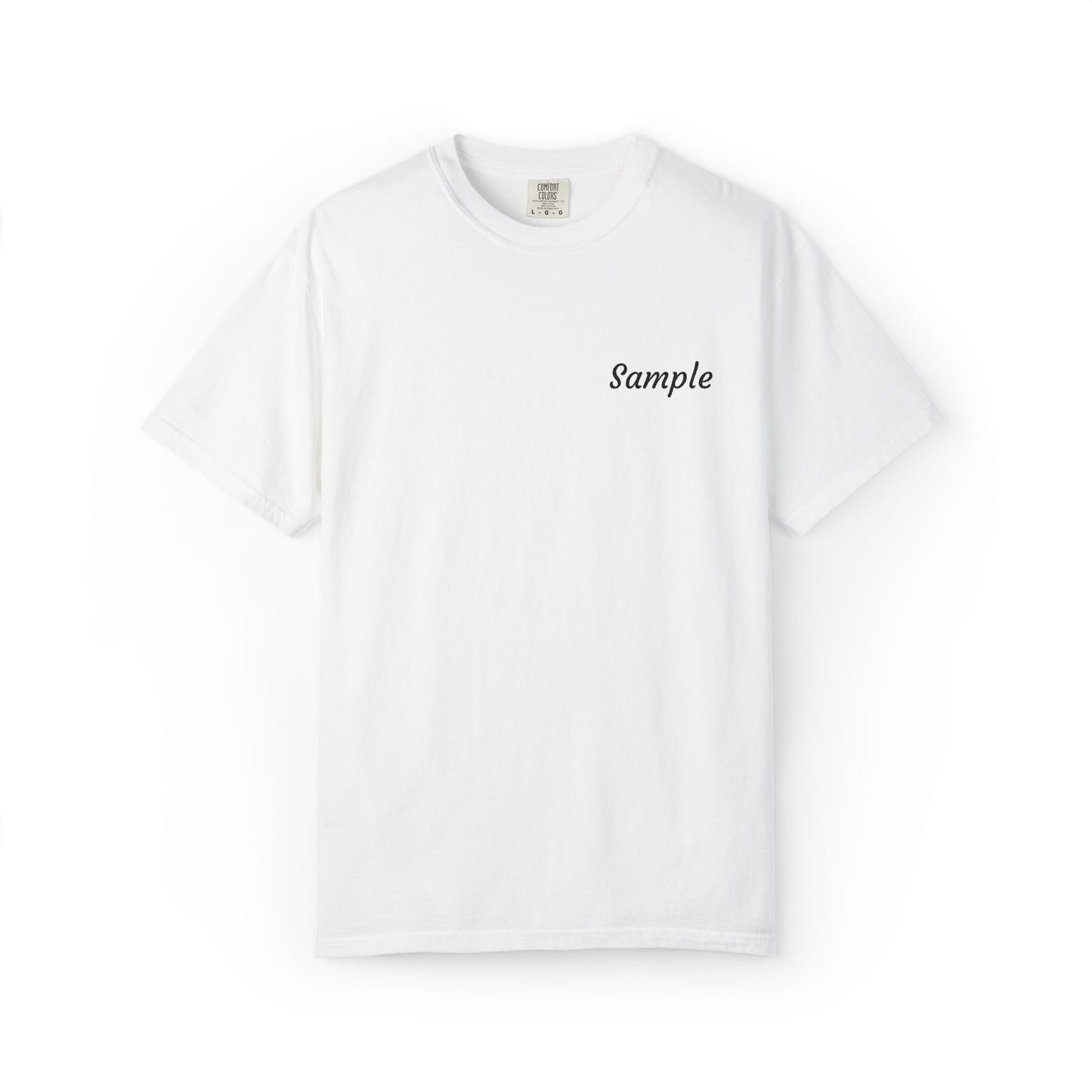 Custom Grandparent Embroidered Name - Comfort Color T-Shirt