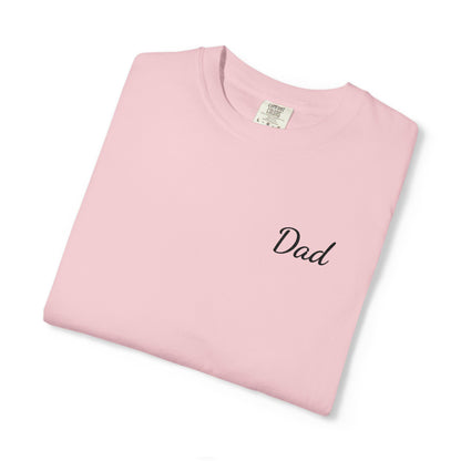 Dad Script Embroidered Comfort Color T-Shirt
