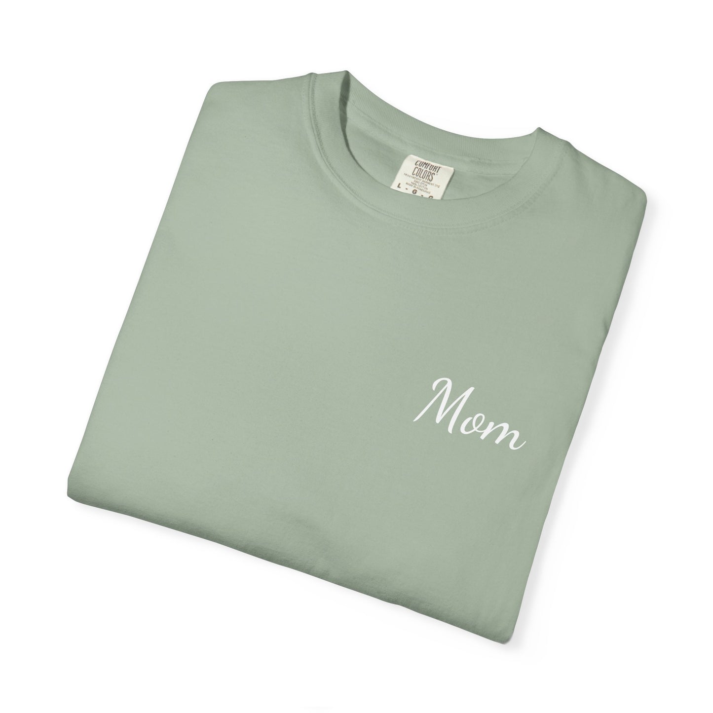 Mom Script Printed T-Shirt | Comfort Colors