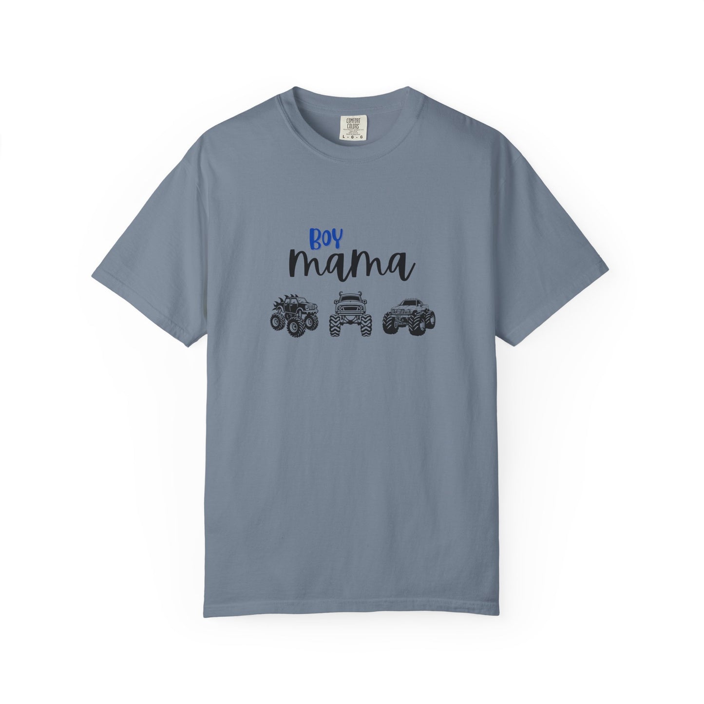 Boy Mama T-Shirt — Mom of Boys Graphic Tee with Trucks