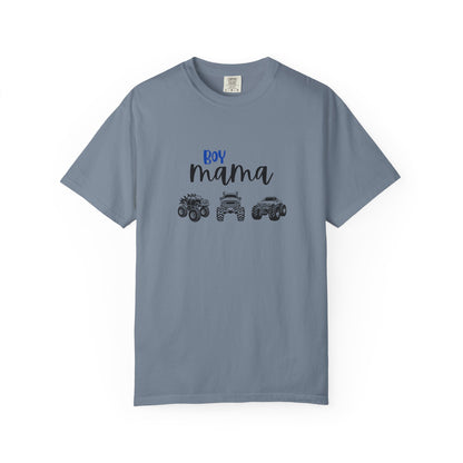 Boy Mama T-Shirt — Mom of Boys Graphic Tee with Trucks