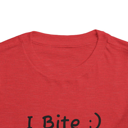 Cute Toddler Tee - I Bite :)