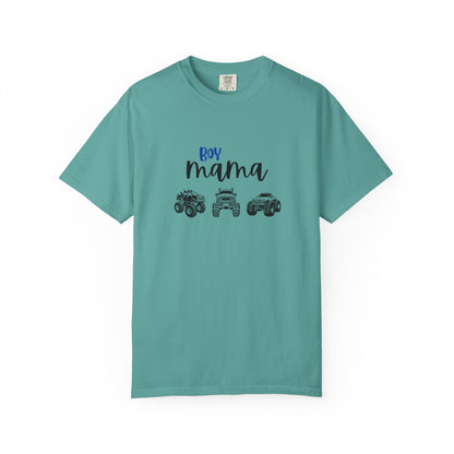 Boy Mama T-Shirt — Mom of Boys Graphic Tee with Trucks