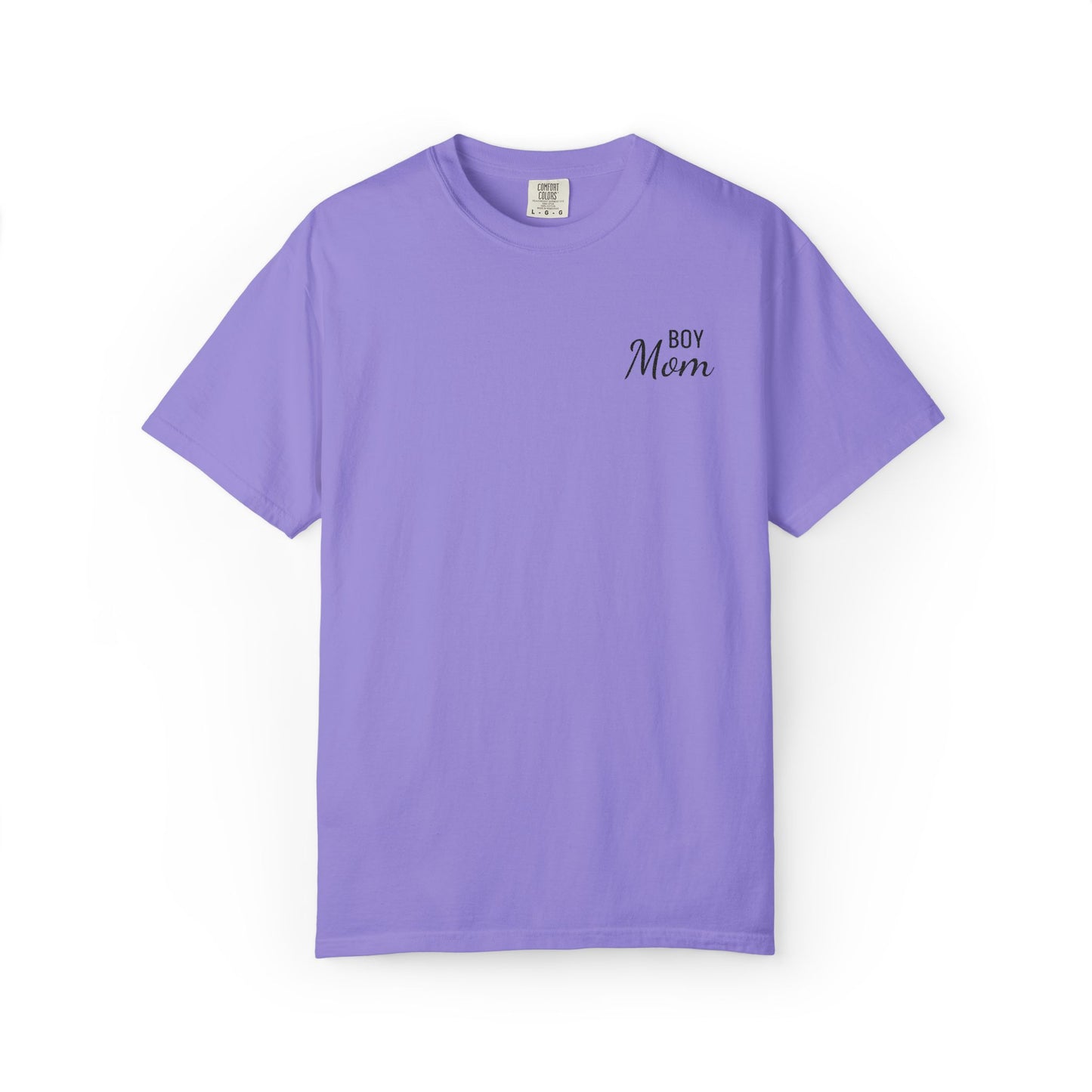 Boy Mom Embroidered Comfort Color T-Shirt