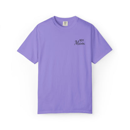 Boy Mom Embroidered Comfort Color T-Shirt