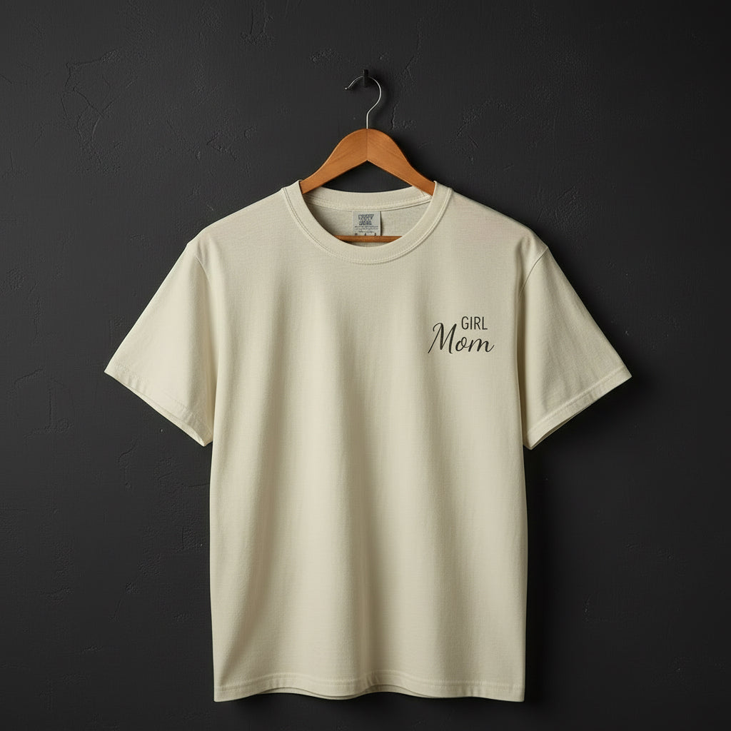 Girl Mom Printed T-Shirt | Comfort Colors T-shirt