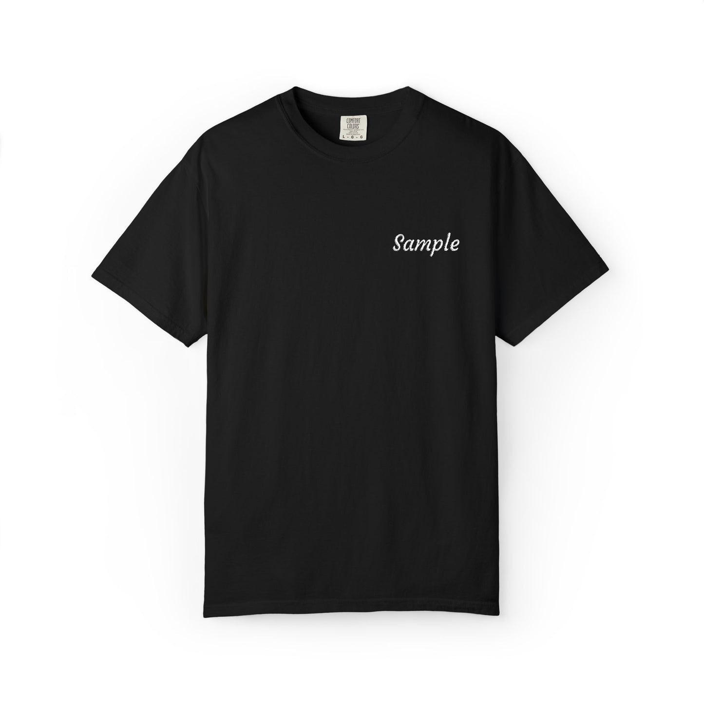 Custom Grandparent Embroidered Name - Comfort Color T-Shirt