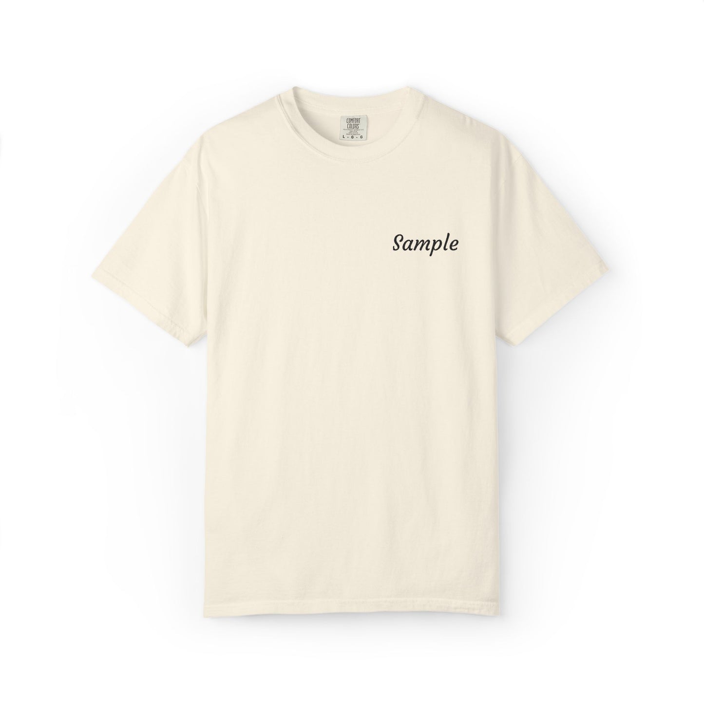 Custom Grandparent Embroidered Name - Comfort Color T-Shirt