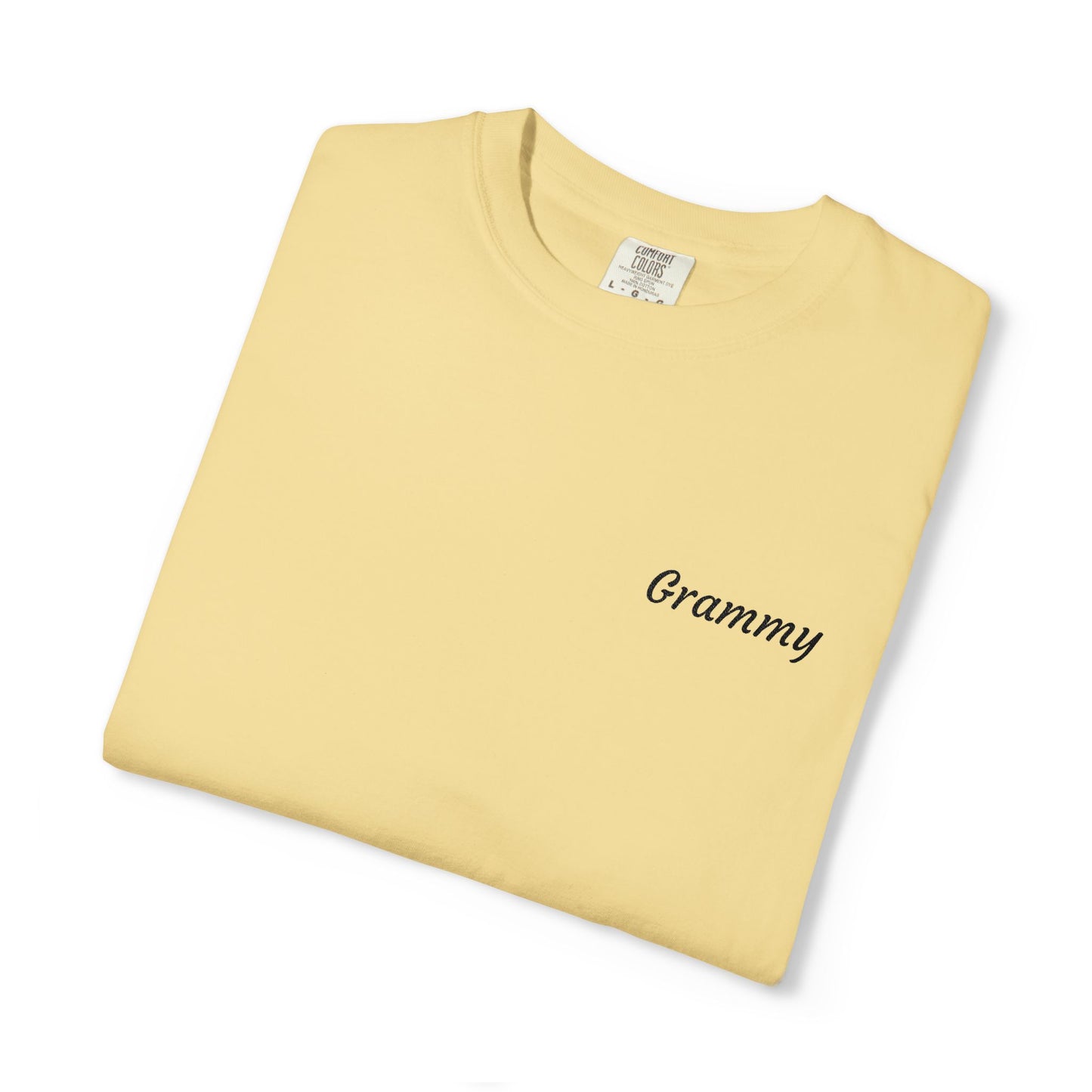 Custom Grandparent Embroidered Name - Comfort Color T-Shirt