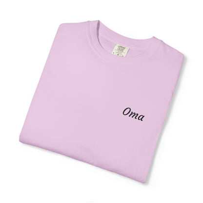 Custom Grandparent Embroidered Name - Comfort Color T-Shirt