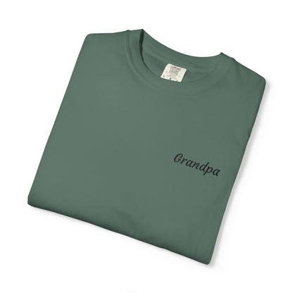 Custom Grandparent Embroidered Name - Comfort Color T-Shirt