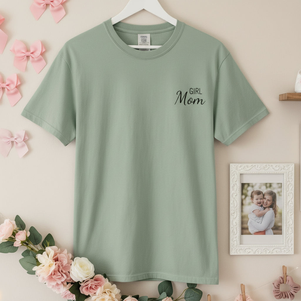 Girl Mom Printed T-Shirt | Comfort Colors T-shirt