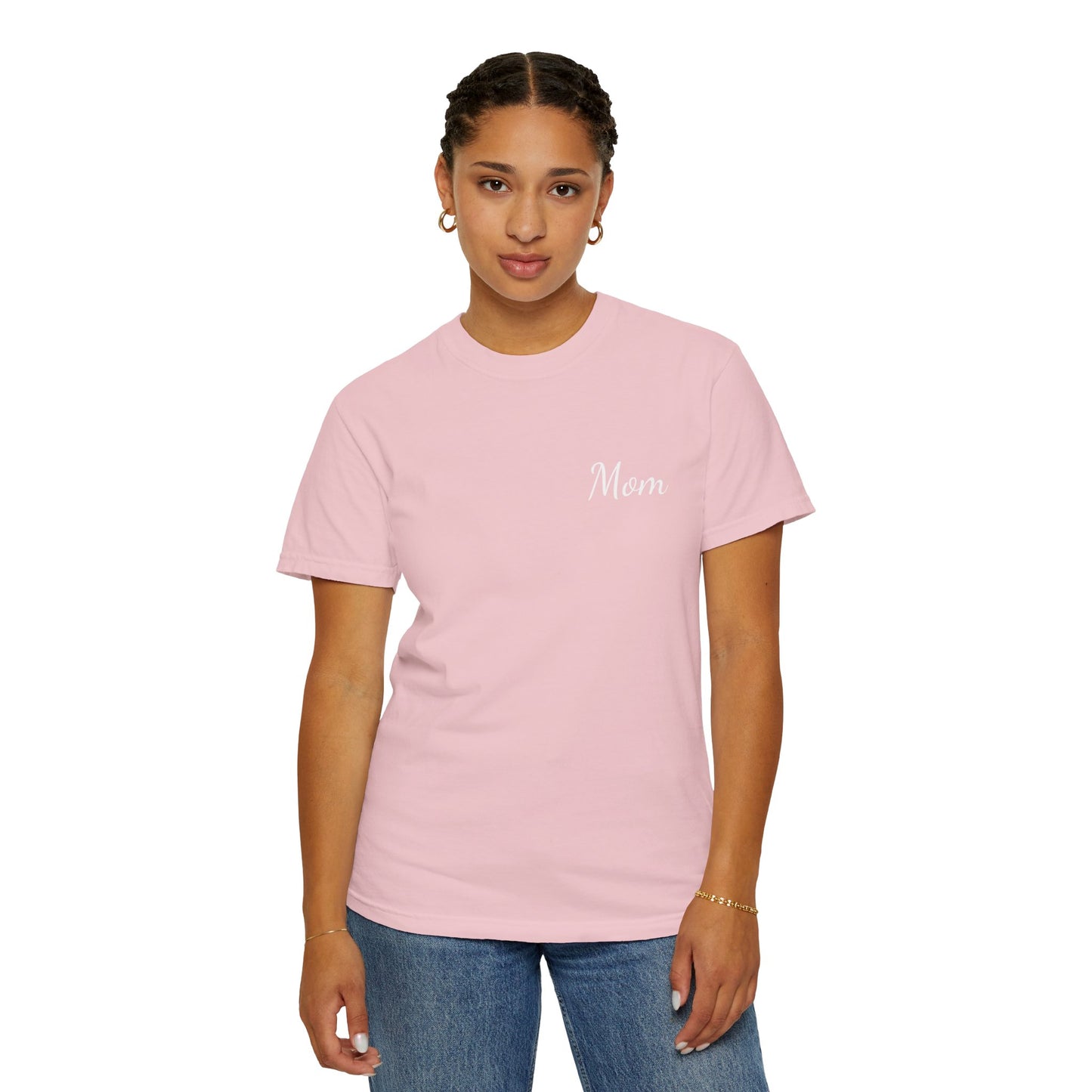 Mom Script Printed T-Shirt | Comfort Colors