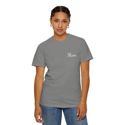 Mom Script Printed T-Shirt | Comfort Colors