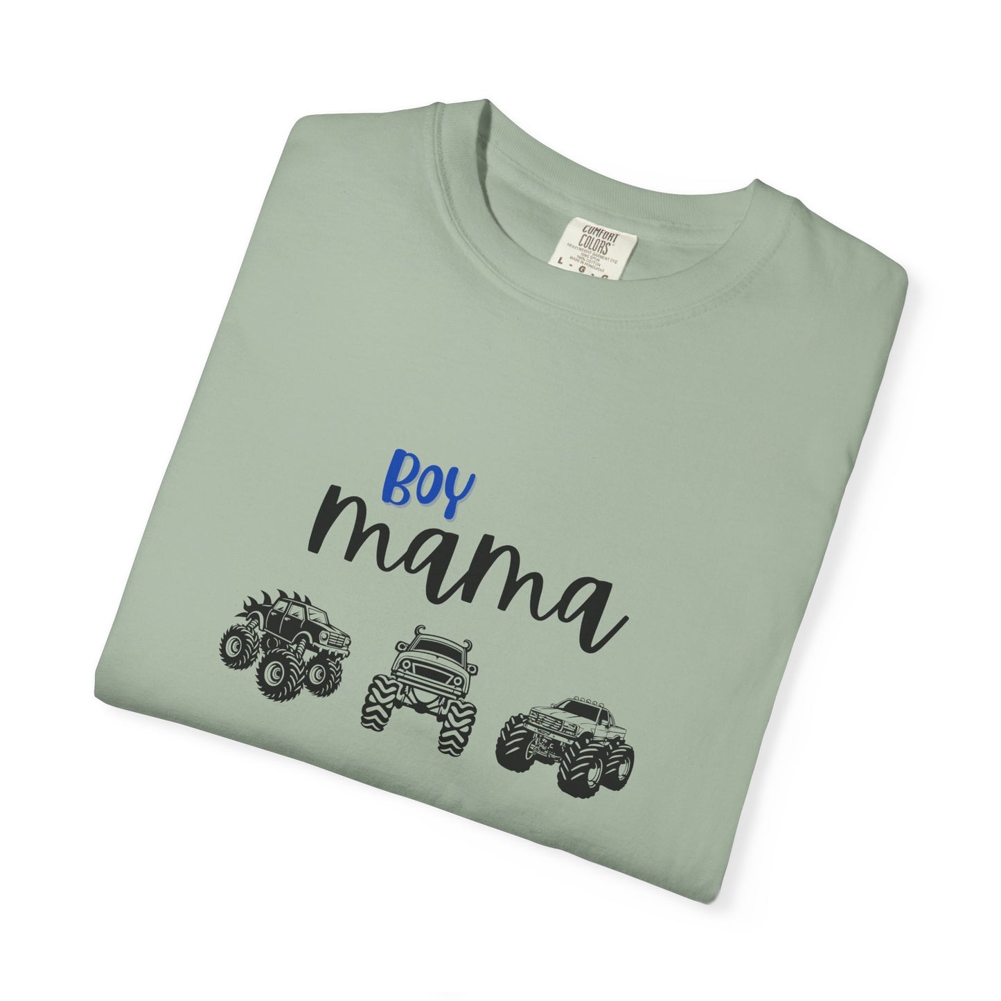 Boy Mama T-Shirt — Mom of Boys Graphic Tee with Trucks
