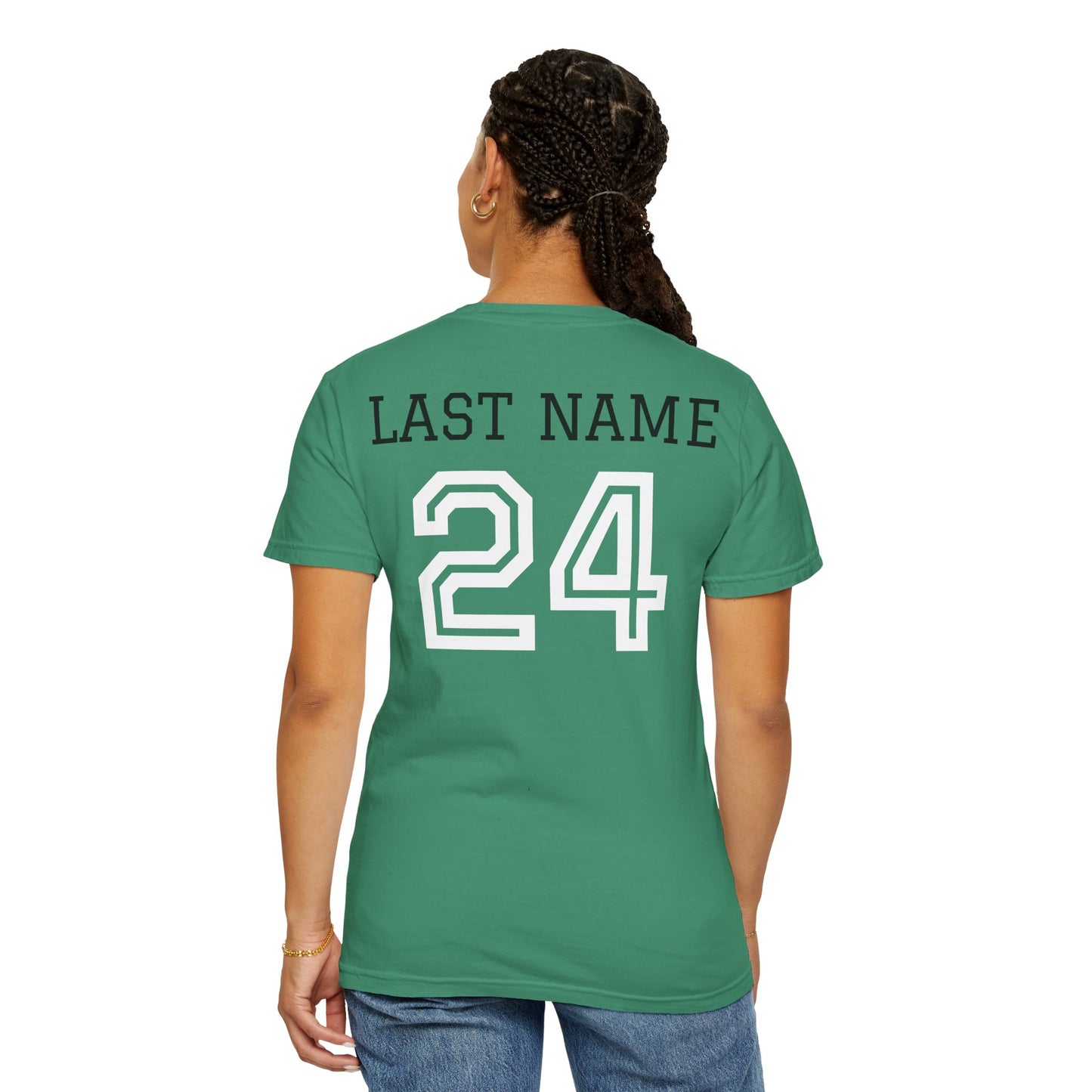 CUSTOM Football Team T-Shirt for Parents & Kids - Personalize with Name, Team Name & Number