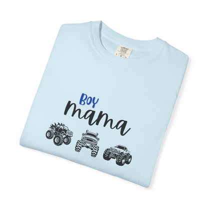 Boy Mama T-Shirt — Mom of Boys Graphic Tee with Trucks