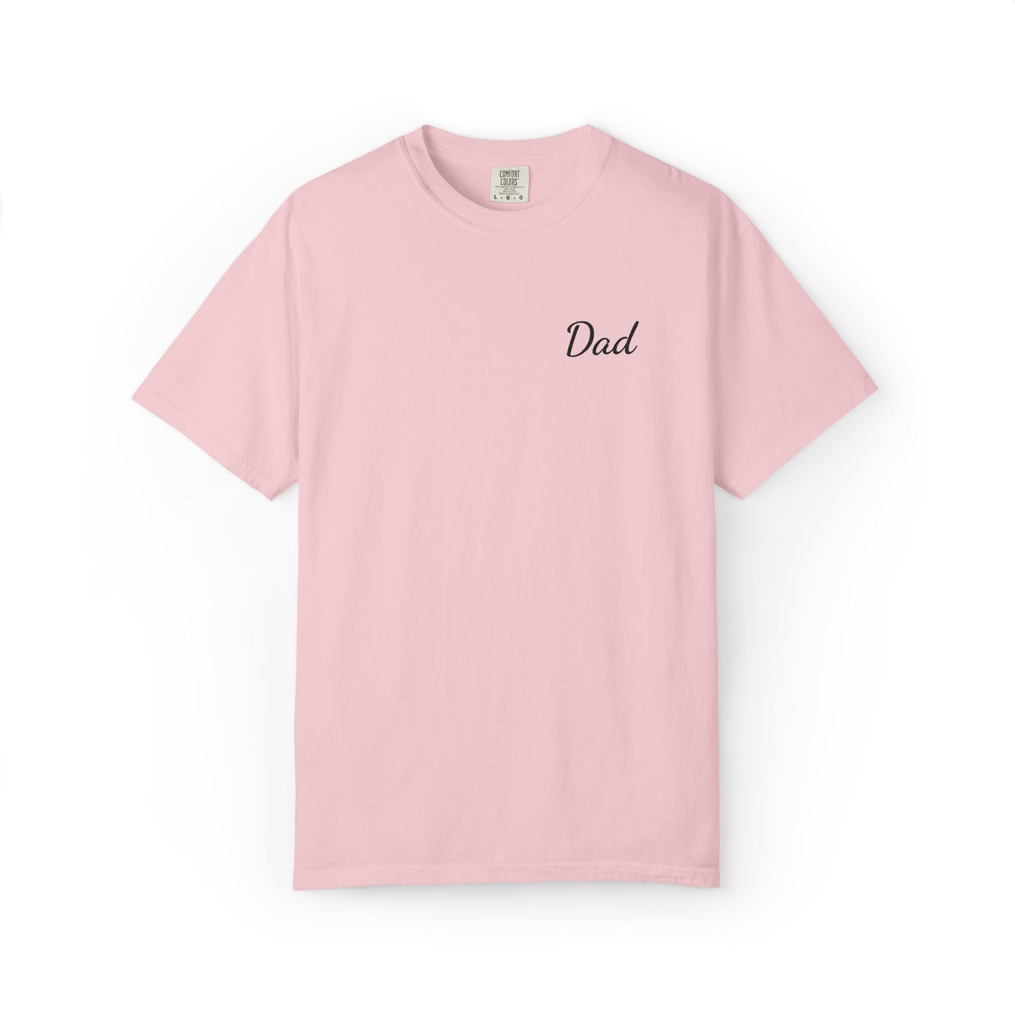 Dad Script Embroidered Comfort Color T-Shirt