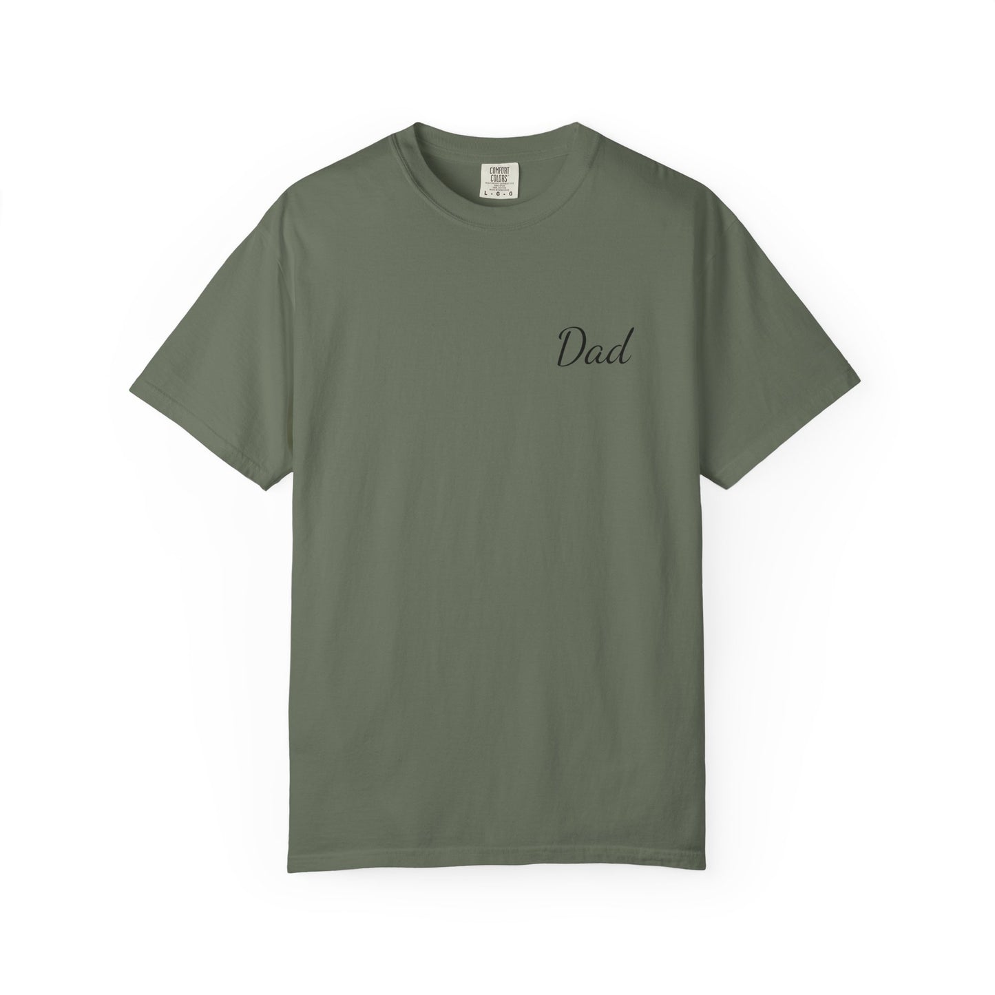 Dad Script Printed T-Shirt | Comfort Colors