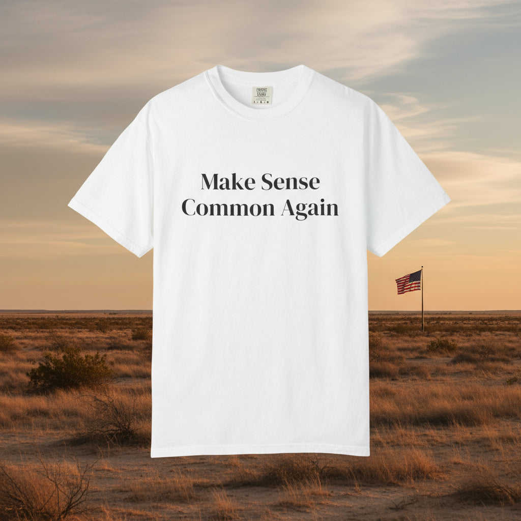 Make Sense Common Again Unisex Comfort Color T-shirt