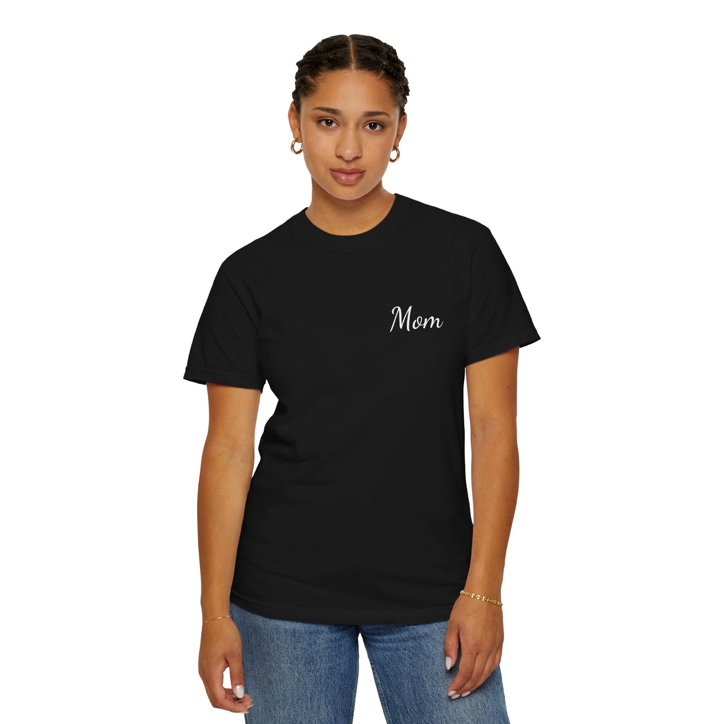 Mom Script Printed T-Shirt | Comfort Colors