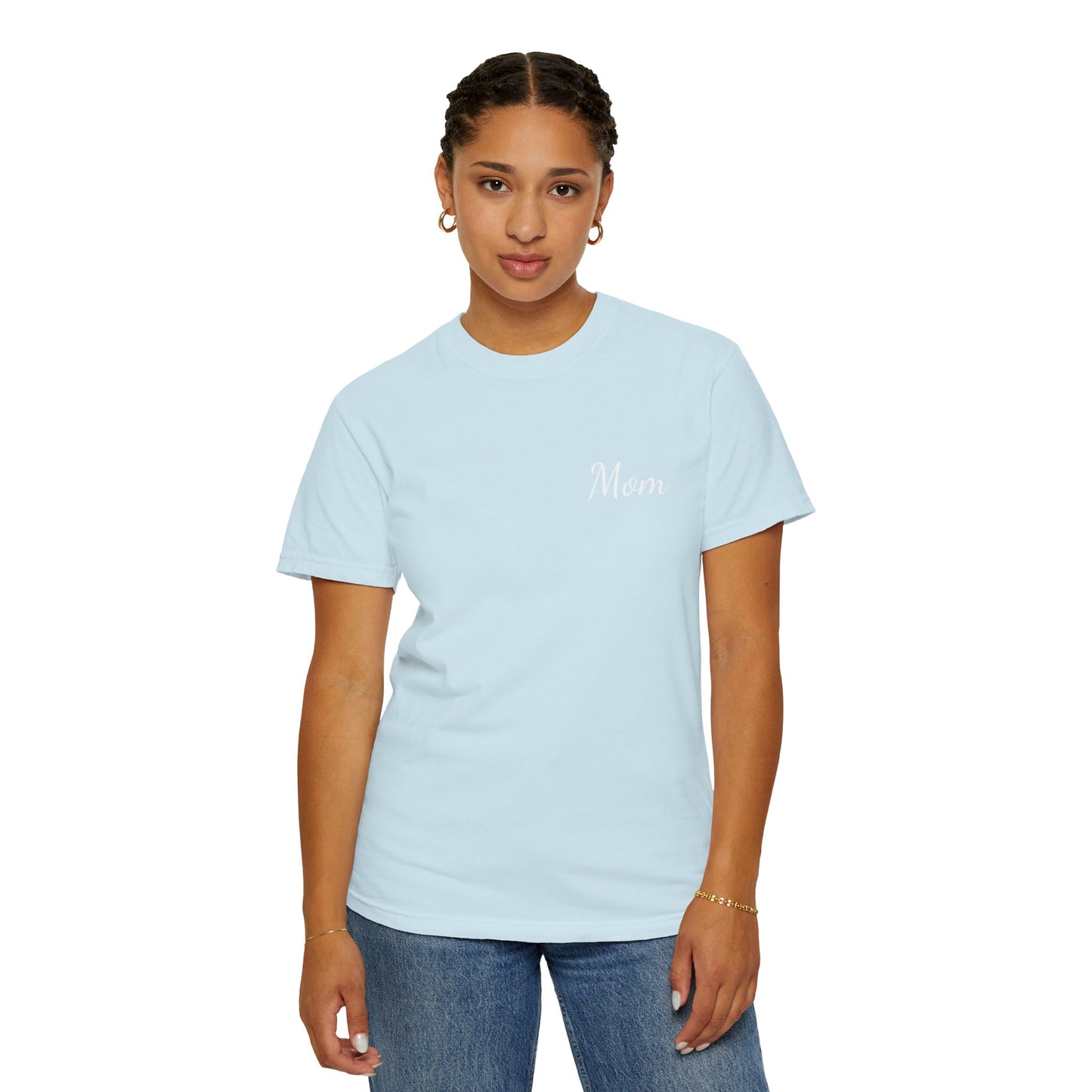 Mom Script Printed T-Shirt | Comfort Colors