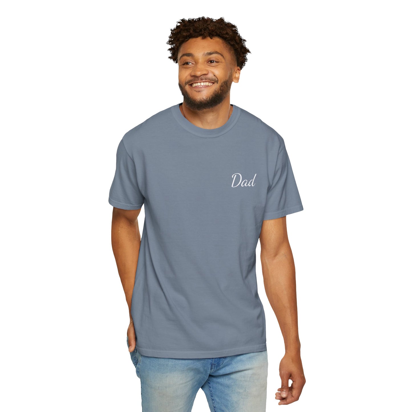 Dad Script Printed T-Shirt | Comfort Colors