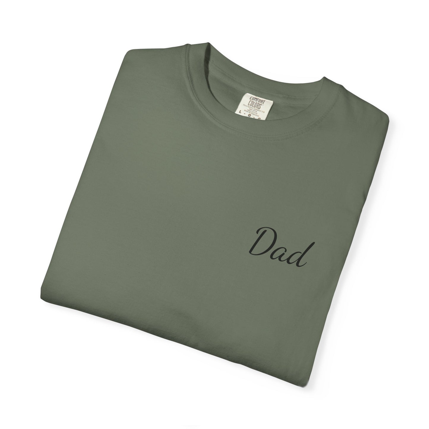 Dad Script Printed T-Shirt | Comfort Colors