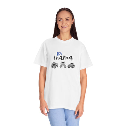 Boy Mama T-Shirt — Mom of Boys Graphic Tee with Trucks