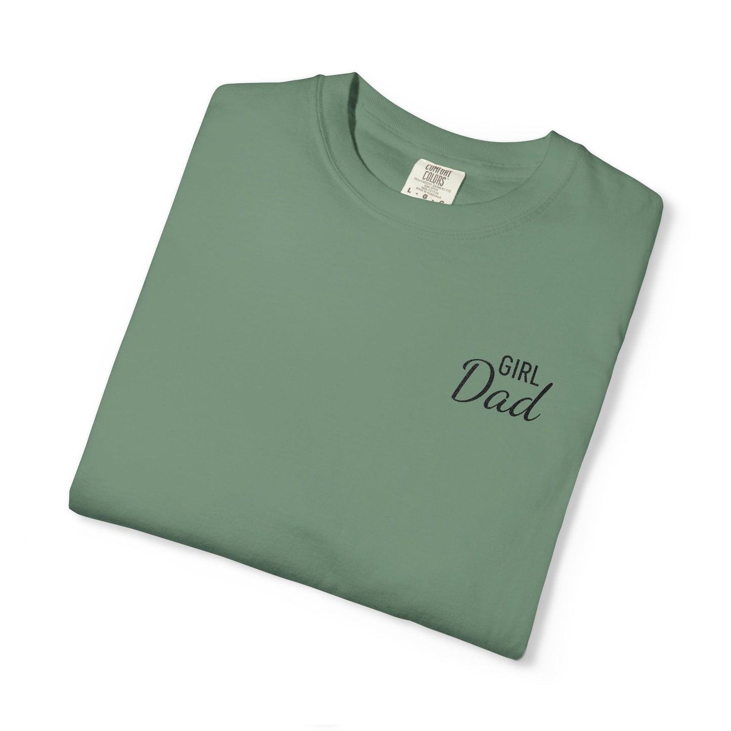 Girl Dad Embroidered Comfort Color T-Shirt