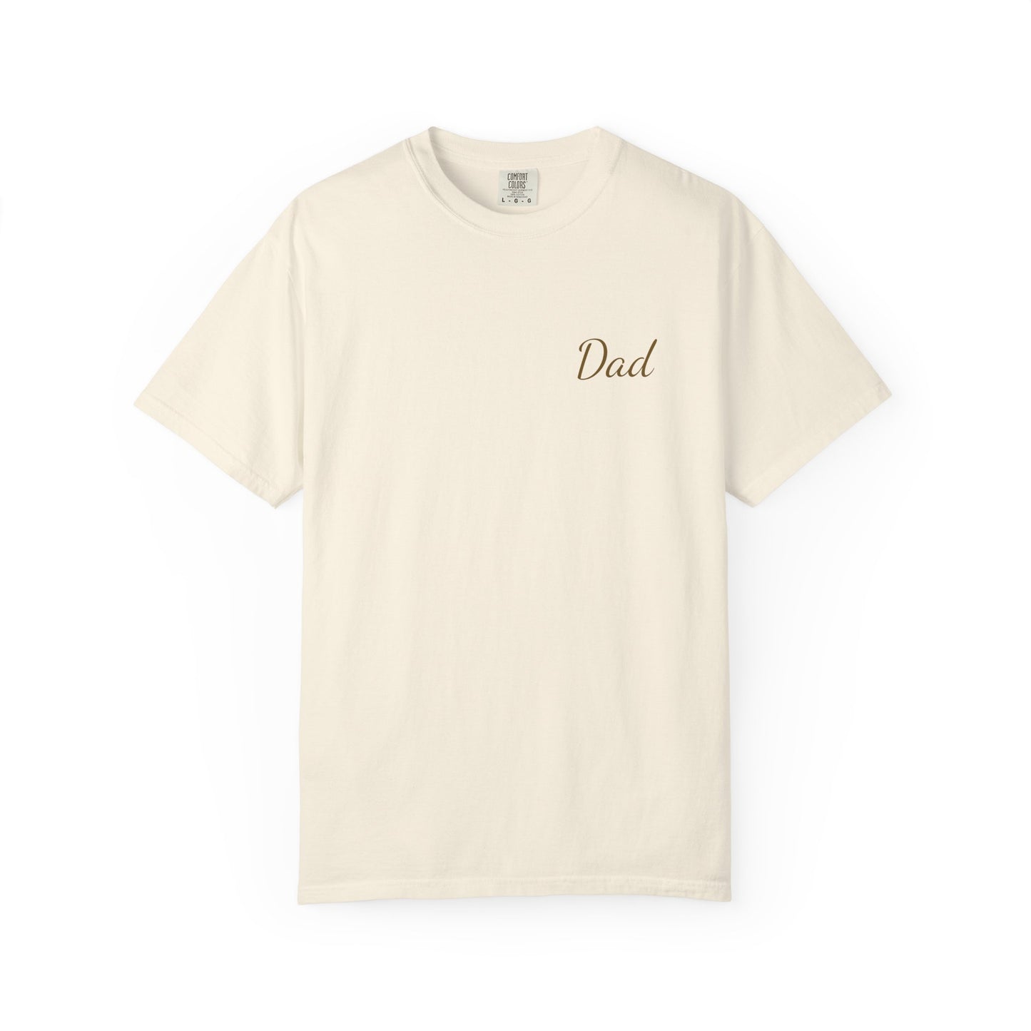 Dad Script Printed T-Shirt | Comfort Colors