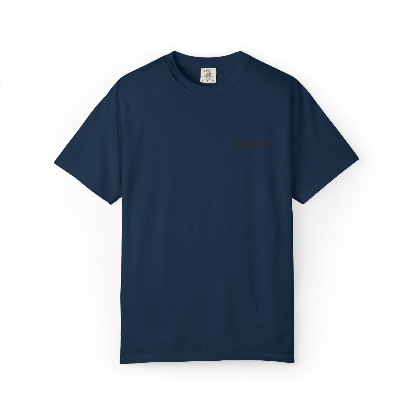 Custom Grandparent Embroidered Name - Comfort Color T-Shirt