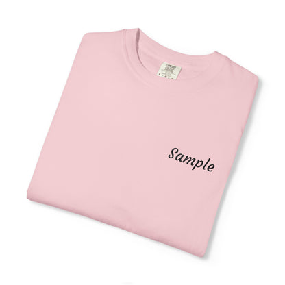 Custom Grandparent Embroidered Name - Comfort Color T-Shirt