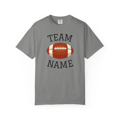 CUSTOM Football Team T-Shirt for Parents & Kids - Personalize with Name, Team Name & Number